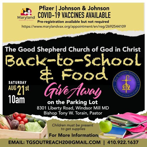 Giving Back - Our First Back to School Event